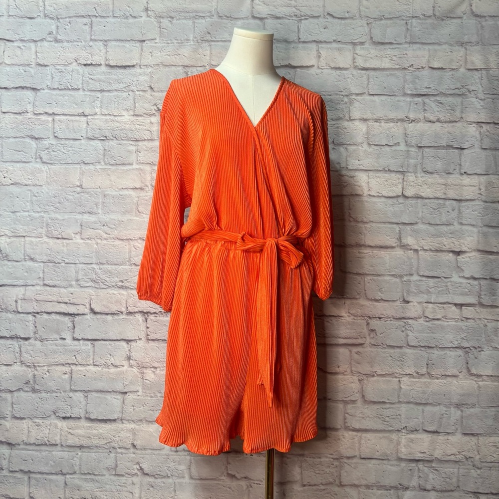 Radiant Orange Romper